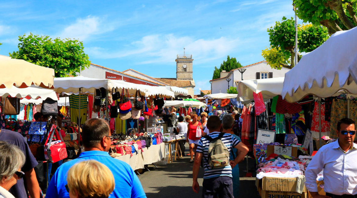 Le Bois-Plage and La Pallice markets